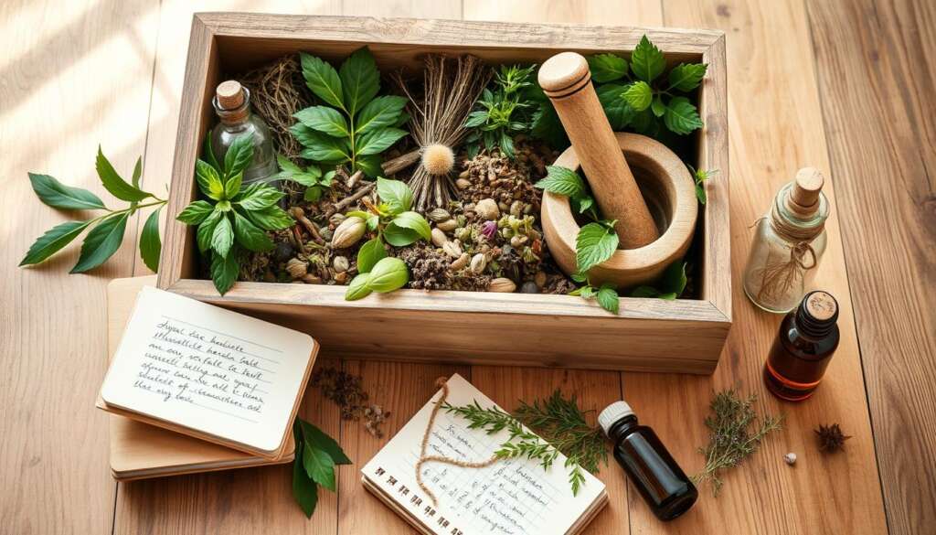 Herbal Healing Kit Components
